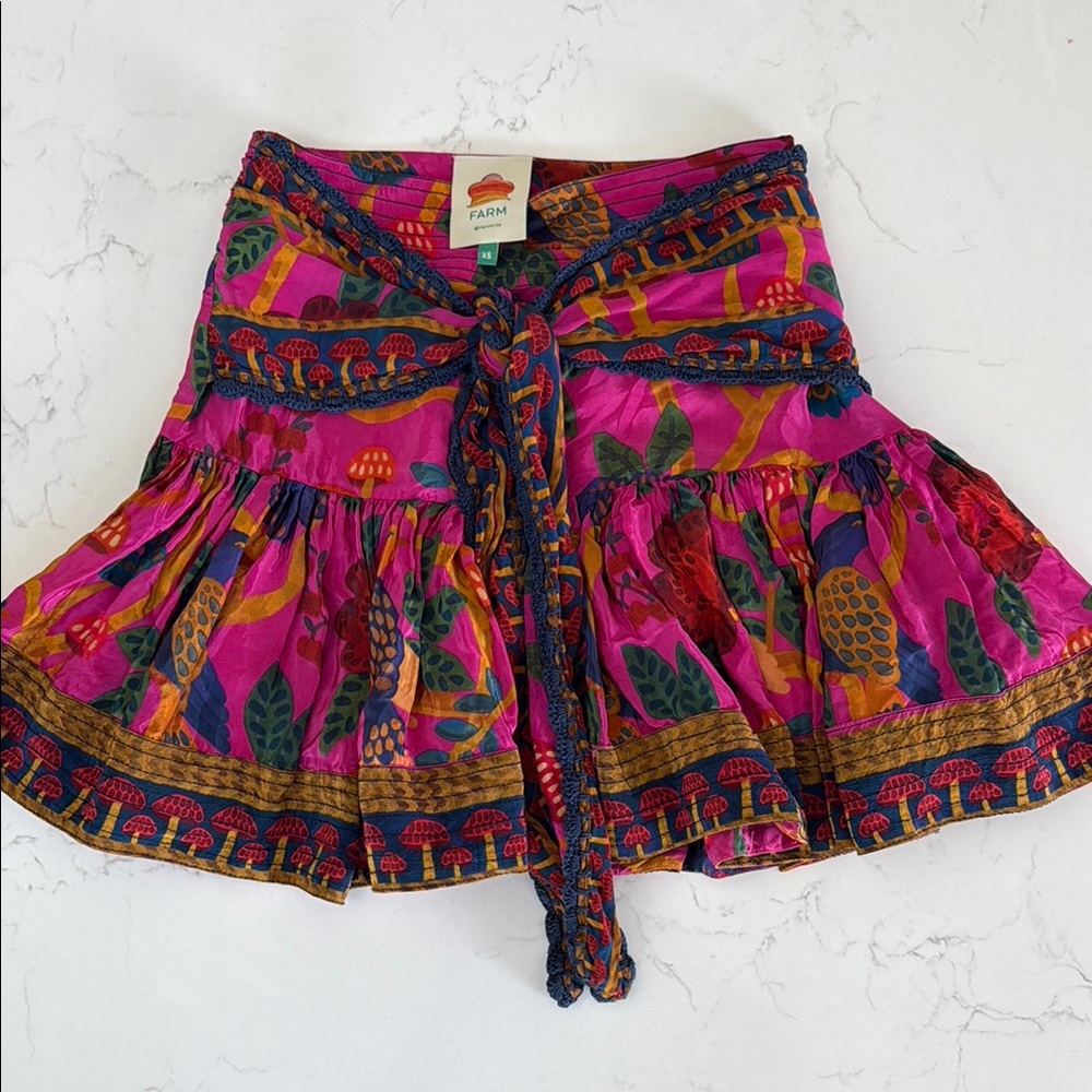 FARM Rio Multicolor Mini Skirt